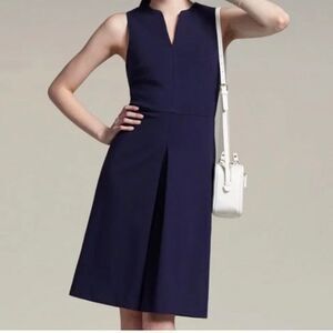MM Lafleur Navy Sleeveless Dress